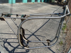 Nearly completed Norley frame