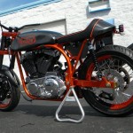 Craig paints motorcycles in Tampa Florida