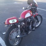 Craig paints motorcycles in Tampa Florida